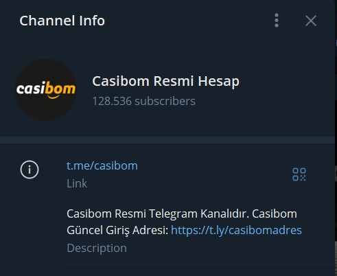 Casibom Telegram